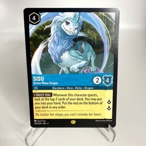 Disney Lorcana Sisu - Divine Water Dragon 159/204 Rise of the Floodborn Regular